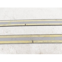 87 Porsche 928 S4 #1331 trim pair door exterior lower sill molding left & right 92855919702
