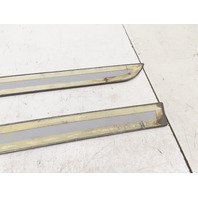 87 Porsche 928 S4 #1331 trim pair door exterior lower sill molding left & right 92855919702