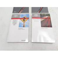 23 Toyota Corolla Cross #1332 Owner's Manual Set, Books & Pouch