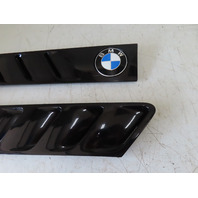 96 BMW Z3 E36 1.9L #1333 Grill Pair, Exterior Hood Gill 51138397505 51138397506