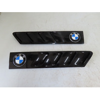 96 BMW Z3 E36 1.9L #1333 Grill Pair, Exterior Hood Gill 51138397505 51138397506
