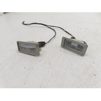96 BMW Z3 E36 1.9L #1333 Light Lamp Pair License Plate w/ Wiring Rear