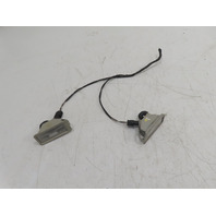96 BMW Z3 E36 1.9L #1333 Light Lamp Pair License Plate w/ Wiring Rear