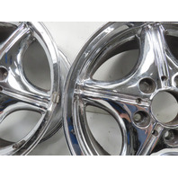 96 BMW Z3 E36 1.9L #1333 Wheel Set, Style 35 Z-Star 16x7 Chrome 36111092260