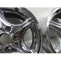 96 BMW Z3 E36 1.9L #1333 Wheel Set, Style 35 Z-Star 16x7 Chrome 36111092260