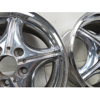 96 BMW Z3 E36 1.9L #1333 Wheel Set, Style 35 Z-Star 16x7 Chrome 36111092260