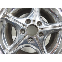 96 BMW Z3 E36 1.9L #1333 Wheel Set, Style 35 Z-Star 16x7 Chrome 36111092260