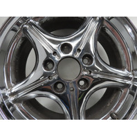 96 BMW Z3 E36 1.9L #1333 Wheel Set, Style 35 Z-Star 16x7 Chrome 36111092260