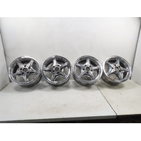 96 BMW Z3 E36 1.9L #1333 Wheel Set, Style 35 Z-Star 16x7 Chrome 36111092260