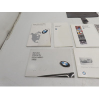 96 BMW Z3 E36 1.9L #1333 Owner's Manual & Books w/ Case