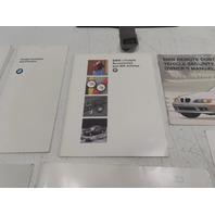 96 BMW Z3 E36 1.9L #1333 Owner's Manual & Books w/ Case