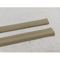 06 BMW Z4 E85 #1334 Trim Pair, Door Sill Carpet Holder Beige 51477016800 51477016799