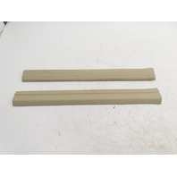 06 BMW Z4 E85 #1334 Trim Pair, Door Sill Carpet Holder Beige 51477016800 51477016799