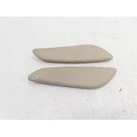 06 BMW Z4 E85 #1334 Trim Pair, Center Console Knee Pad Beige 7026215 7026216