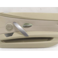 06 BMW Z4 E85 #1334 Door Panel, Part Leather Oregon Beige Right Passenger