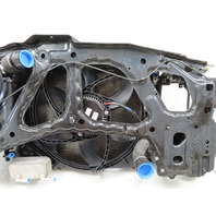 06 BMW Z4 E85 #1334 Radiator Core Support Assembly W/Fan Reinforcement & Mount
