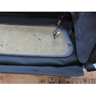 06 BMW Z4 E85 #1334 Convertible Soft Top Roof Frame Glass Window Black