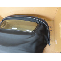 06 BMW Z4 E85 #1334 Convertible Soft Top Roof Frame Glass Window Black