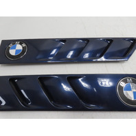 97 BMW Z3 E36 1.9L #1335 Grill Pair, Exterior Hood Gill 51138397505 51138397506