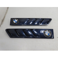 97 BMW Z3 E36 1.9L #1335 Grill Pair, Exterior Hood Gill 51138397505 51138397506