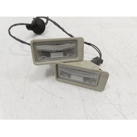 97 BMW Z3 E36 1.9L #1335 Light Lamp Pair License Plate w/ Wiring Rear