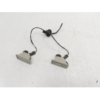 97 BMW Z3 E36 1.9L #1335 Light Lamp Pair License Plate w/ Wiring Rear
