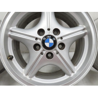97 BMW Z3 E36 1.9L #1335 Wheel Set, Style 35 Z-Star 16x7 Silver 36111092260