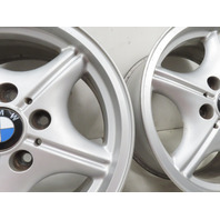 97 BMW Z3 E36 1.9L #1335 Wheel Set, Style 35 Z-Star 16x7 Silver 36111092260
