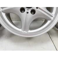 97 BMW Z3 E36 1.9L #1335 Wheel Set, Style 35 Z-Star 16x7 Silver 36111092260
