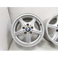 97 BMW Z3 E36 1.9L #1335 Wheel Set, Style 35 Z-Star 16x7 Silver 36111092260