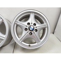97 BMW Z3 E36 1.9L #1335 Wheel Set, Style 35 Z-Star 16x7 Silver 36111092260