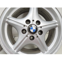 97 BMW Z3 E36 1.9L #1335 Wheel Set, Style 35 Z-Star 16x7 Silver 36111092260