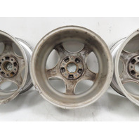 97 BMW Z3 E36 1.9L #1335 Wheel Set, Style 35 Z-Star 16x7 Silver 36111092260