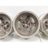 97 BMW Z3 E36 1.9L #1335 Wheel Set, Style 35 Z-Star 16x7 Silver 36111092260