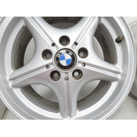 97 BMW Z3 E36 1.9L #1335 Wheel Set, Style 35 Z-Star 16x7 Silver 36111092260