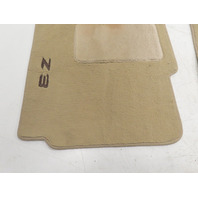 97 BMW Z3 E36 1.9L #1335 Floor Mats Pair, Carpet Beige Left & Right