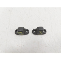 1988 BMW 325i E30 #1336 Clip Pair Trim Sun Visor Hook Retainer Black