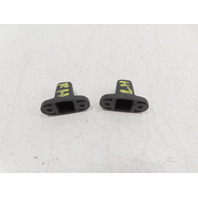 1988 BMW 325i E30 #1336 Clip Pair Trim Sun Visor Hook Retainer Black