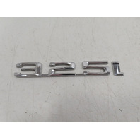 1988 BMW 325i E30 #1336 Emblem, "325i" Trunk OEM