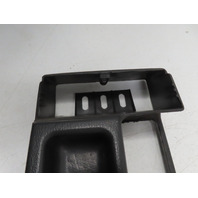 1988 BMW 325i E30 #1336 Center Console, Trim E-Brake Bezel Black Rear OEM 51161884246