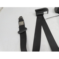 1988 BMW 325i E30 #1336 Seatbelt, Left or Right Side Rear Black Convertible OEM