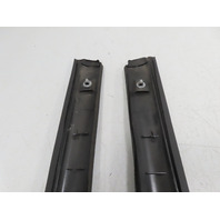 1988 BMW 325i E30 #1336 Trim, A-Pillar Black Left & Right Convertible 51431884375 51431884376