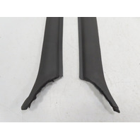 1988 BMW 325i E30 #1336 Trim, A-Pillar Black Left & Right Convertible 51431884375 51431884376