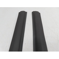 1988 BMW 325i E30 #1336 Trim, A-Pillar Black Left & Right Convertible 51431884375 51431884376