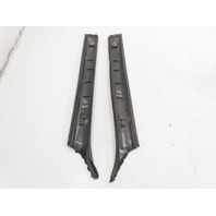 1988 BMW 325i E30 #1336 Trim, A-Pillar Black Left & Right Convertible 51431884375 51431884376