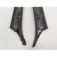 1988 BMW 325i E30 #1336 Trim, A-Pillar Black Left & Right Convertible 51431884375 51431884376