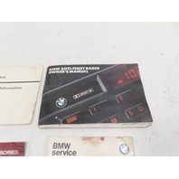 1988 BMW 325i E30 #1336 Owner's Manual & Books Convertible