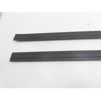 1988 BMW 325i E30 #1336 Trim Pair, Door Sill Carpet Holder Black LH & RH