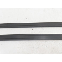 1988 BMW 325i E30 #1336 Trim Pair, Door Sill Carpet Holder Black LH & RH