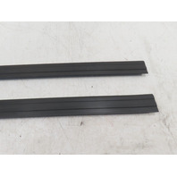 1988 BMW 325i E30 #1336 Trim Pair, Door Sill Carpet Holder Black LH & RH